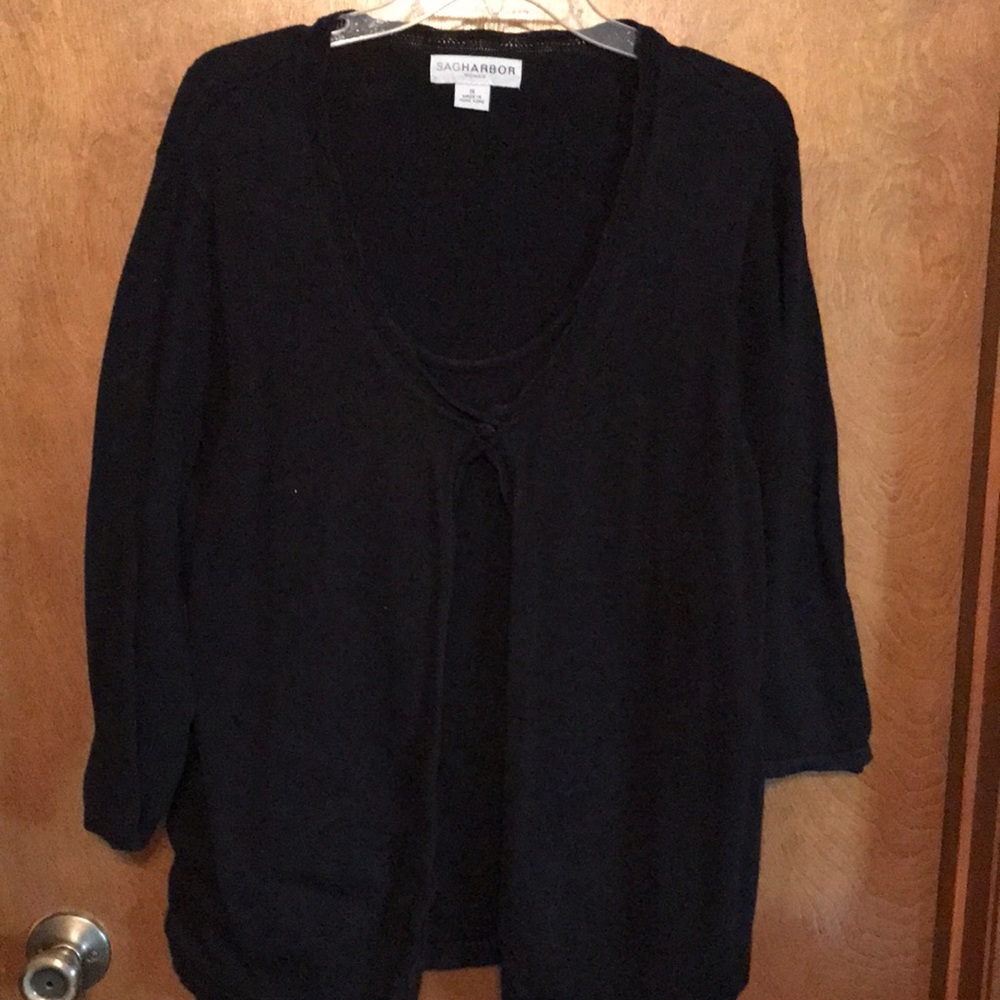 Black Knit Top